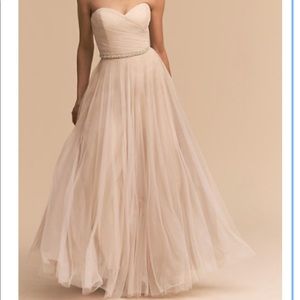 BHLDN: Calla Gown: wedding dress - “Moonlit” tulle